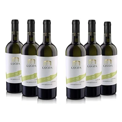 Abbildung von Villa Lanata Langhe DOC Chardonnay Weißwein 6 Flaschen trocken Italien wein (6 x 0.75 l)