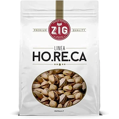 Abbildung von ZIG HORECA Gesalzene und geröstete Pistazien Spitzenklasse Jumbo Größe USA Kalifornien 1 kg