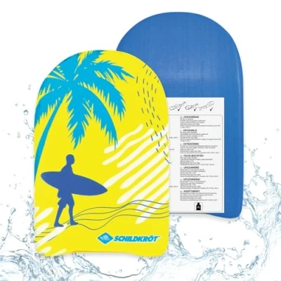 Abbildung von Schildkröt® Schwimmbrett Bodyboard S, mit Nylonüberzug und EPS Schaumstoff Kern, 49 x 32 cm, maximales Nutzergewicht: 60kg, 970322