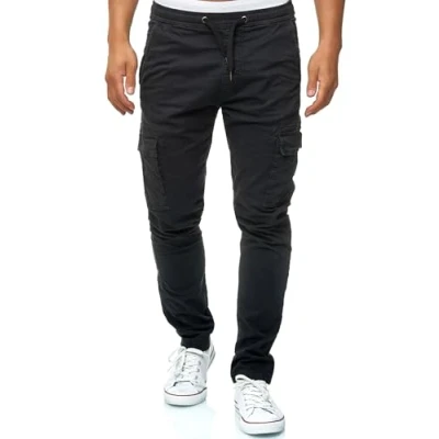 Abbildung von Indicode Jeans Broadwick Cargohose, Herren, Größe: XXL, Black