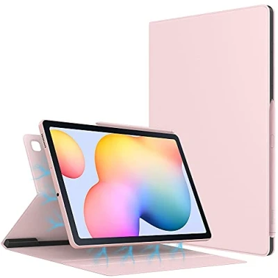 Abbildung von TiMOVO Hülle für Samsung Galaxy Tab S6 Lite 10,4 Zoll 2024/2022/2020, Ultra Schlank Schutzhülle Magnetisch Ständer Auto Schlaf/Wach Lite, Helle Rosa