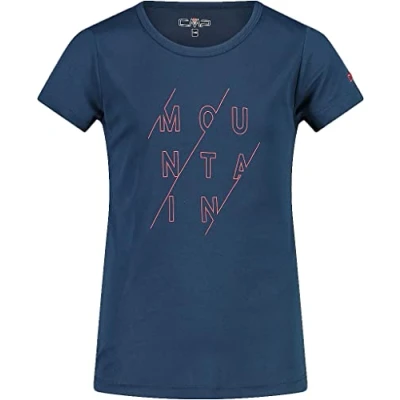Abbildung von CMP Kinder T Shirts, Blau Roter Kuss, 98