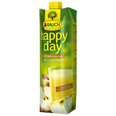 Abbildung von Rauch Happy Day Apfelsaft naturtrüb, 12er Pack (12 x 1 l)
