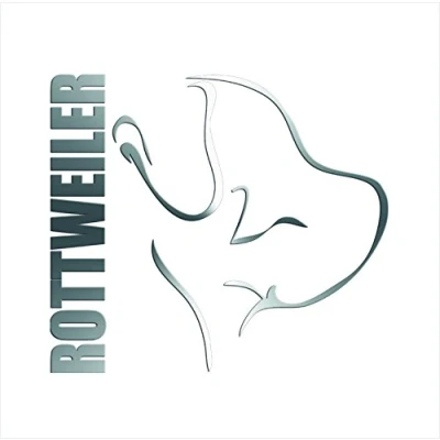 Abbildung von siviwonder Auto Aufkleber Rottweiler Profil Hundeaufkleber Silber metallic