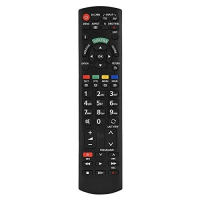 Abbildung von Cuifati Kunststoff Schwarz Ersatz Smart TV Fernbedienung Fernsehsteuerung für N2QAYB000487 Innovative Tastatur