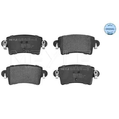 Abbildung von MEYLE 025 236 6916 Bremsbelagsatz ORIGINAL Quality Hinterachse exkl. Verschleißwarnkontakt mit Anti Quietsch Blech RENAULT: MASTER 2 Kasten