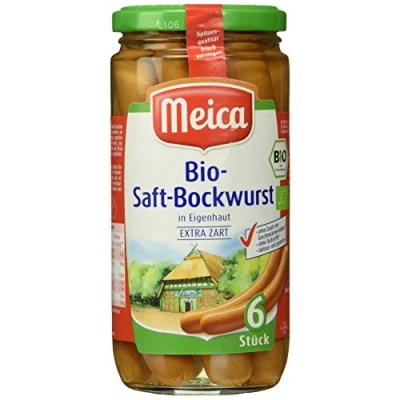 Abbildung von Meica Bio Saft Bockwurst in Eigenhaut extra zart, 6 Stück, 380 g