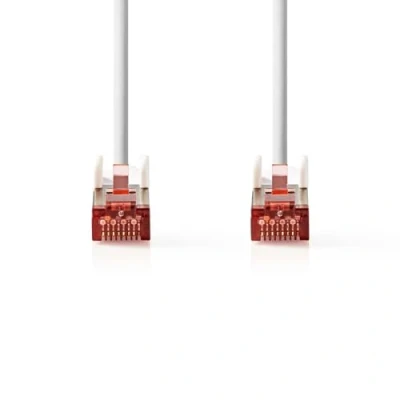Abbildung von Nedis CAT6 Netzwerkkabel RJ45 Stecker S/FTP 15.0 m Innenbereich Rund LSZH Weiss Box