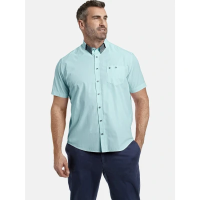 Abbildung von Charles Colby Herren Kurzarmhemd Duke Grayson Mint 2XL (XXL) 45/46