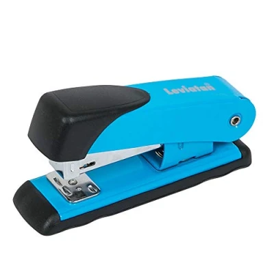 Abbildung von Leviatan Heftgerät 9971 520, 40 Blatt Blau Ergonomisches Metallgehäuse