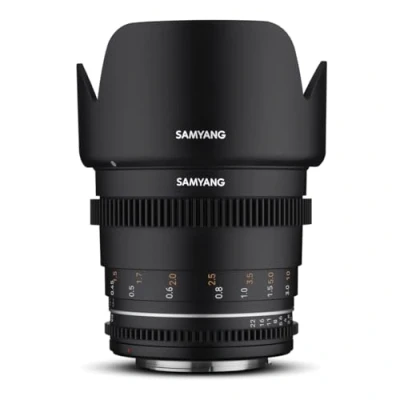 Abbildung von Samyang 23015 MF 50mm T1,5 VDSLR MK2 Sony E lichtstarkes Normal Cine und Video Objektiv für Mount, 50 mm Festbrennweite, Follow Focus Zahnkränze Vollformat APS C, 8K Auflösung