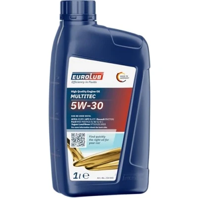 Abbildung von Eurolub Multitec 5W 30 1l Motoröl 214001 FORD: Focus C Max, Transit Mk6 Bus, Connect Mk1 Kastenwagen, RENAULT: CLIO 3, TWINGO 2