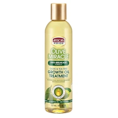 Abbildung von African Pride Olive Miracle Anti Breakage Growth Oil (Triple Pack) by
