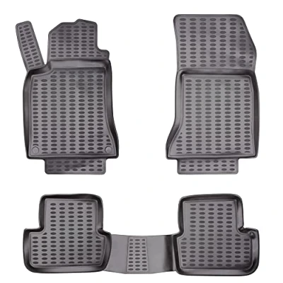 Abbildung von ELMASLINE Auto Fußmatten Gummi (4 St), für MERCEDES BENZ CLA (2019 2024) C118 / X118 (2. Generation) 3D Gummimatten mit extra hohem Rand mehr Schutz Passend Baujahre:, 2019 2024