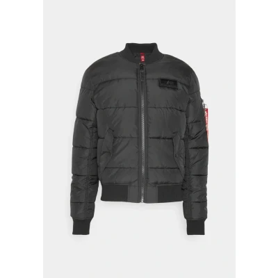 Abbildung von Alpha Industries MA1 Puffer Bomber Bomberjacke, Herren, Größe: XXL, Black