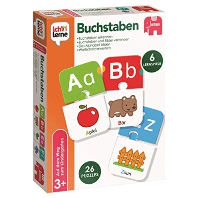 Abbildung von Lernspielzeug JUMBO 19548 ich lerne Buchstaben, Lernspiel