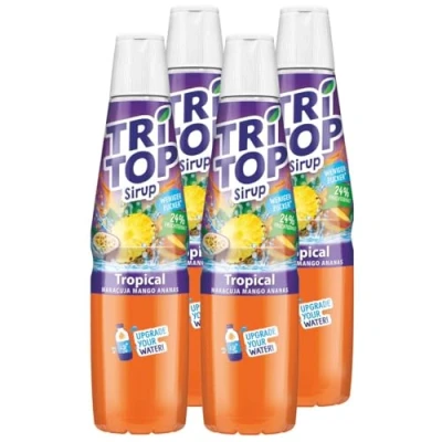 Abbildung von Tri Top Getränke Sirup Tropical 600ml Maracuja, Mango, Ananas (4er Pack)