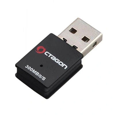 Abbildung von Octagon 300Mbit/s WL018 USB WLAN Stick Schwarz für Linux E2 Receiver