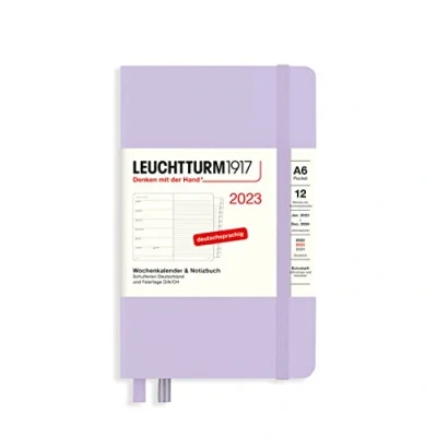 Abbildung von LEUCHTTURM1917 365680 Wochenkalender &amp; Notizbuch Pocket (A6) 2023, 12 Monate, Lilac, Deutsch
