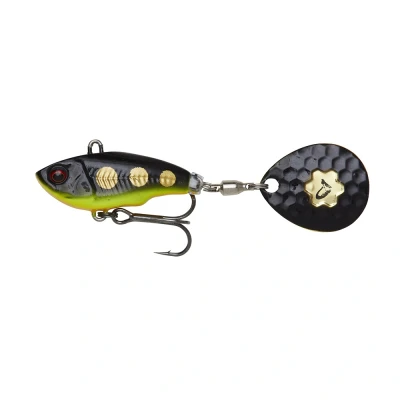 Abbildung von Savage Gear Fat Tail Spin 8cm 24gr Sinking Black Magic Spinner