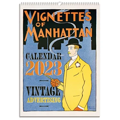 Abbildung von Grupo Erik Offizieller Vintage Kalender 2023, A3 Kalender, 30,5 x 41,9 cm, quadratischer Wandkalender klassischer spiralgebundener Flip 2023