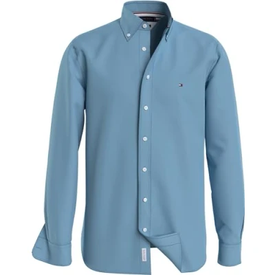 Abbildung von Tommy Hilfiger Hemd, Herren, Größe: Medium, Sleepy blue