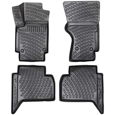 Abbildung von Elmasline Design 3D Gummimatten Set für VW AMAROK Baujahr ab 2010 Extra hoher 5cm Rand