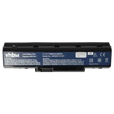 Abbildung von vhbw Akku kompatibel mit Acer Aspire 5738, 5738G, 5738Z, 5738ZG, 5740, 5740G, AS5517 6025 1216 5144 Notebook (8800mAh, 11,1V, Li Ion)