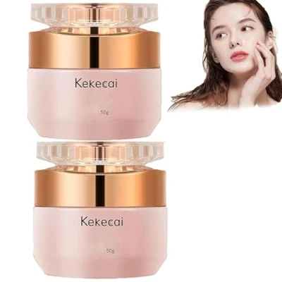 Abbildung von Kekecai 𝐖𝐡𝐢𝐭𝐞𝐧𝐢𝐧𝐠 Creme, Anti Falten und straffende Grundierung, Hydro 𝐖𝐡𝐢𝐭𝐞𝐧 𝐍𝐢𝐜𝐨𝐭𝐢𝐧𝐚𝐦𝐢𝐝𝐞 Lady Plain Gesichtscreme, Creme (2PCS)