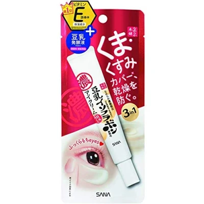 Abbildung von Sana Nameraka Honpo Soy Milk Isoflavone Eye Plump Cream 20g (Green Tea Set)