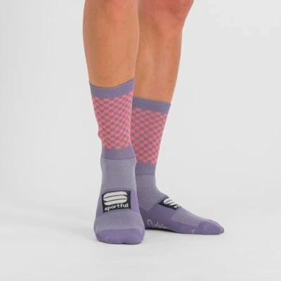 Abbildung von Sportful 1123045 537 CHECKMATE Socks Unisex MULLED GRAPE M/L