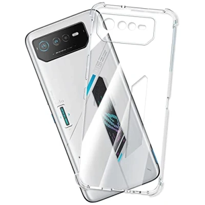 Abbildung von mtb more energy® Case Soft Armor kompatibel mit Asus ROG Phone 6, 6D verstärkte Ecken Kameraschutz 1,5mm TPU Schutz Hülle Cover Handyhülle