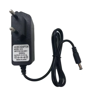 Abbildung von 3W Ladegerät Kompatibel Mit Kleine Elektronische Geräte AC zu DC 3V 1A Netzteil,Stecker 5,5 mm x 2,5(2,1) mm, Plug EU