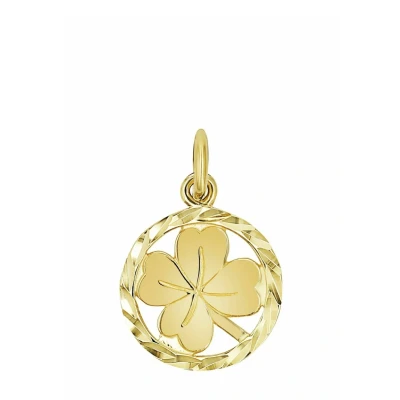 Abbildung von amor Kleeblatt Anhänger goldcoloured, Damen, Größe: One Size, Gold coloured
