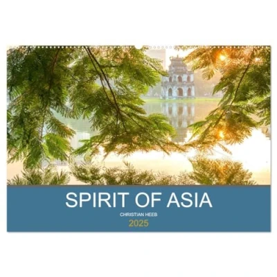Abbildung von Spirit of Asia (Wandkalender 2025 DIN A2 quer), CALVENDO Monatskalender