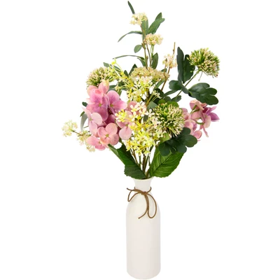 Abbildung von I.GE.A. Kunstblume &quot;Mixed Blumenstrauß&quot;, Keramikvase