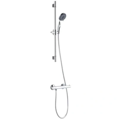 Abbildung von Schütte Duschsystem &quot;Aquasave&quot;, (Set), mit Thermostat, Duschkopf Schlauch und Halterung