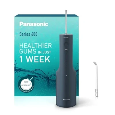 Abbildung von Panasonic Munddusche EW DJ66 A303, Aufsätze: 2 St., Kabellos, Ultraschall Technologie, 5 Stufen, 200 ml Wassertank