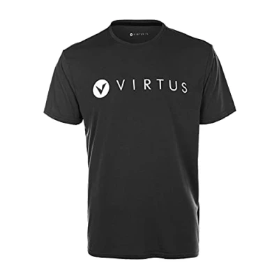 Abbildung von Virtus Funktions Edwardo LOGO Tshirt print, Herren, Größe: Small, Black