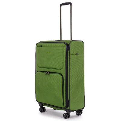 Abbildung von Stratic Bendigo Light + Weichschalen Koffer M green mit 4 Rollen Weichgepäck