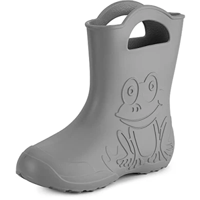 Abbildung von Ladeheid EVA Regenschuhe für Frauen LA CA 09 Gummistiefel Damen federleichte Gartenschuhe mit Griffen