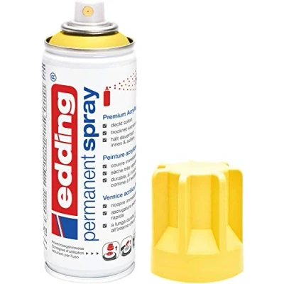 Abbildung von edding Sprühlack 5200 Permanent Spray Premium perlweiß matt