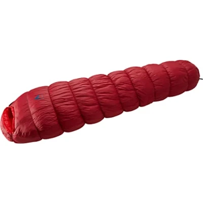 Abbildung von McKINLEY Unisex Erwachsene Kodiak Schlafsack, Red Dark/Blue Petrol, 195L
