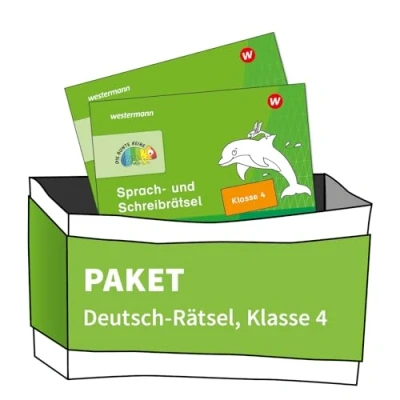 Abbildung von DIE BUNTE REIHE Deutsch: Paket: Rätsel Klasse 4 (2 Hefte)