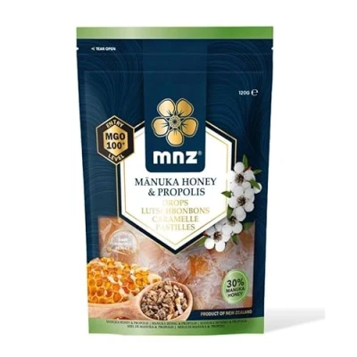 Abbildung von Manuka New Zealand Neuseeland Honig MGO 100+ Pastillen Propolis (120 Gramm)