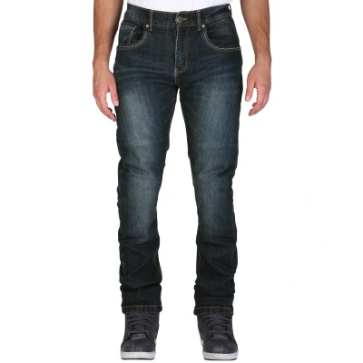 Abbildung von Modeka Motorradhose Glenn II Herren Jeans Stone Wash Blue Kurz 38