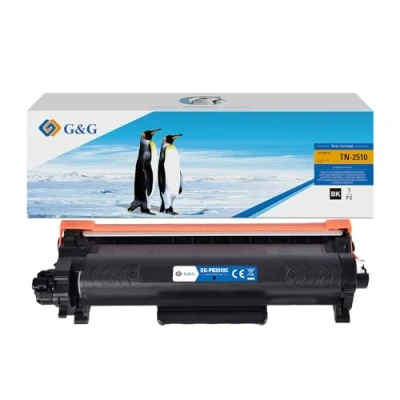 Abbildung von G&amp;G TN2510 Toner Kompatibel mit Brother TN2510XL für HL L2400DWE MFC L2860DWE DCP L2620DW L2400DW L2445DW L2660dw Chip(1 schwarz)
