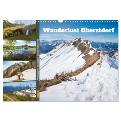 Abbildung von Wanderlust Oberstdorf (Wandkalender 2025 DIN A3 quer), CALVENDO Monatskalender