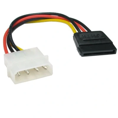 Abbildung von Molex LP4 4 Polig Zum SATA 15 Strom Adapter Kabel Anschlusskabel