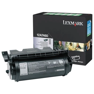 Abbildung von Lexmark 12A7460 Schwarz Toner